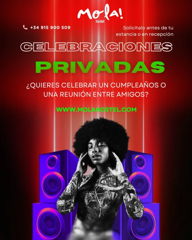 Celebraciones privadas, cumpleaños y encuentros entre amigos también tienen su sitio aquí. Nuestro hostel ofrece un espacio social y flexible para grupos que quieran celebrar algo especial en buen ambiente. Si vienes con tu grupo, puedes organizar tu celebración con nosotros. Consulta disponibilidad antes de reservar o directamente en recepción. 

#hostel #celebraciones #cumpleaños #grupos #madrid vacaciones